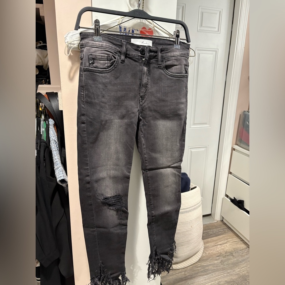 KanCan Charcoal Denim Pants